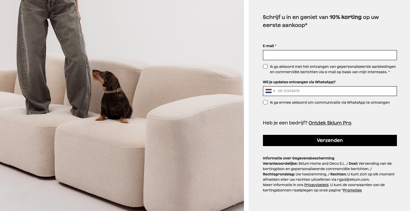 SKLUM kortingscode: 10% korting via verwijzingslink afbeelding