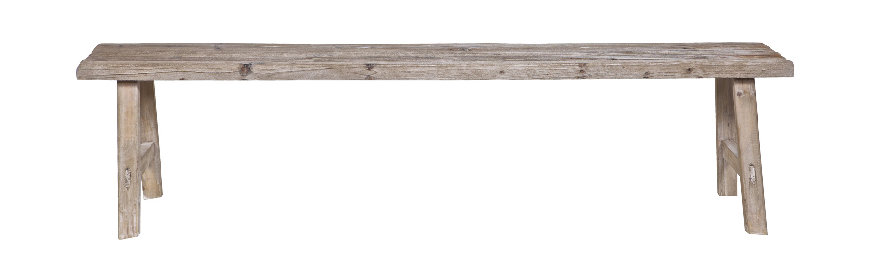 BasicLabel Eettafelbank van steigerhouten planken, helemaal hip en heel handig om aan de eettafel binnen of buiten te zetten.