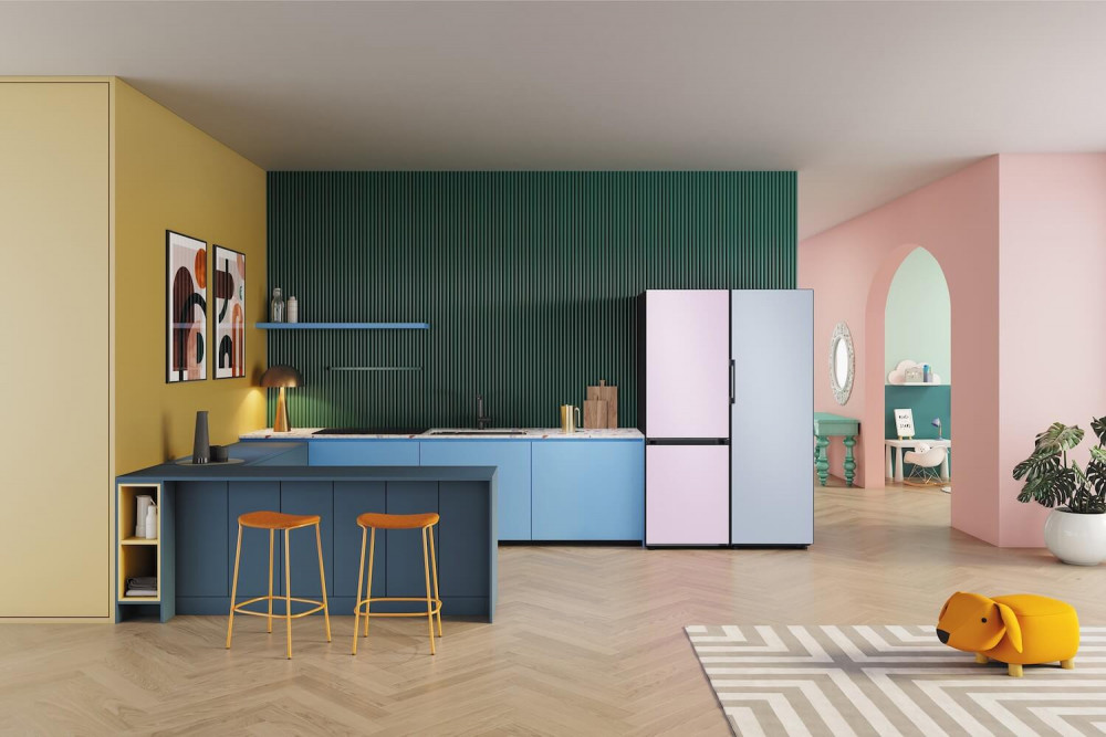 Haal kleur in huis met de Samsung Bespoke koelkast