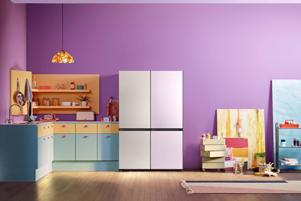 Haal kleur in huis met de Samsung Bespoke koelkast