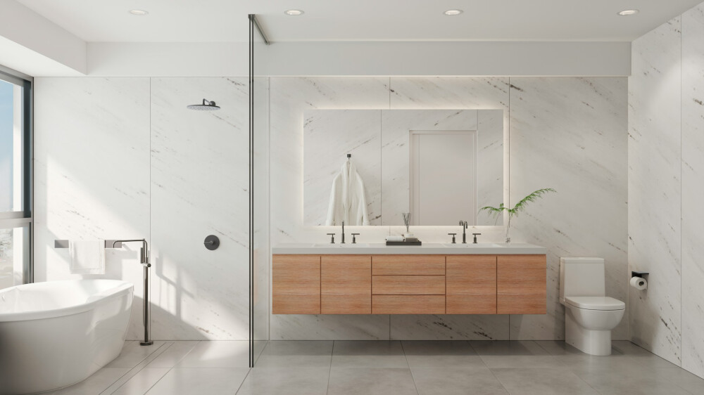 Praktisch stijlvol nieuw toilet