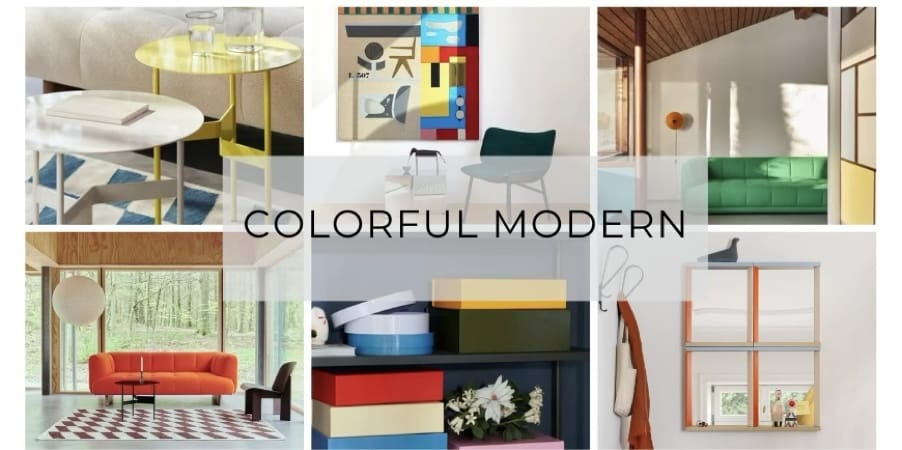 Woontrend Colorful Modern