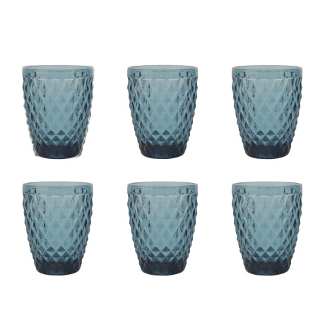 Medard de Noblat Diamond waterglas (220 ml) (set van 6)
