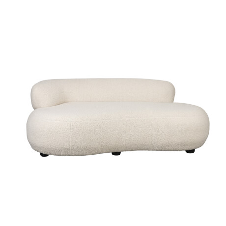 ZILT 2-zits Bank 'Cheron' Teddy, kleur Wit