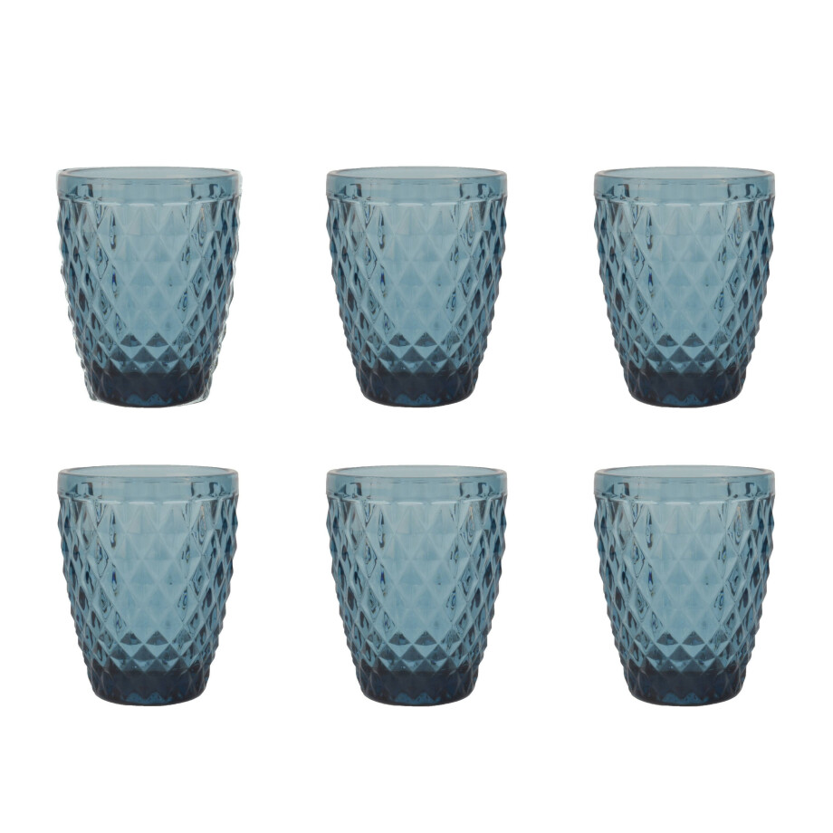 Medard de Noblat Diamond waterglas (220 ml) (set van 6) afbeelding 