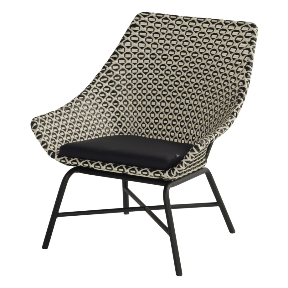 Hartman Loungestoel 'Delphine', kleur Zwart afbeelding 1