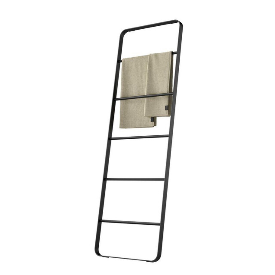 Sealskin Brix Handdoekladder - 50x4x155cm - zwart 362474620 afbeelding 1