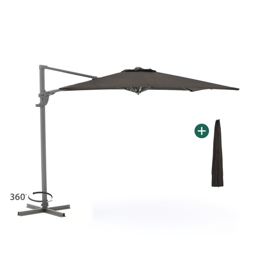 Shadowline Francisco zweefparasol 260x260cm - Laagste prijsgarantie! afbeelding 1