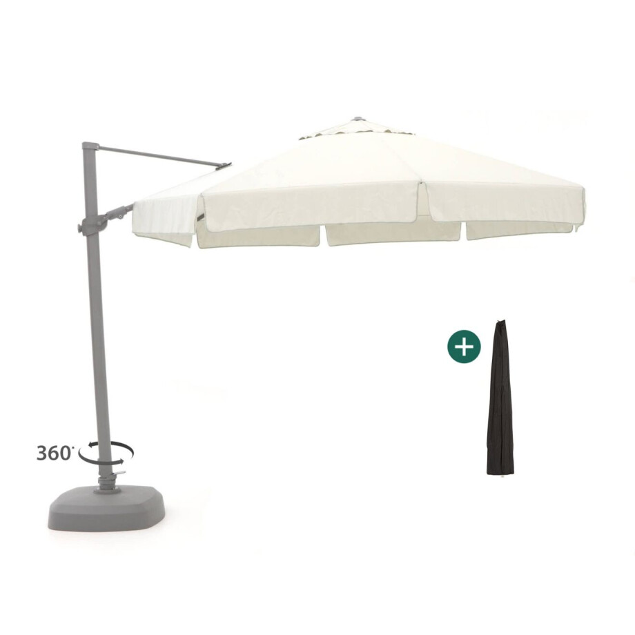 Shadowline Miami zweefparasol ø 350cm - Laagste prijsgarantie! Shadowline Miami zweefparasol ø 350cm - Laagste prijsgarantie! afbeelding 1