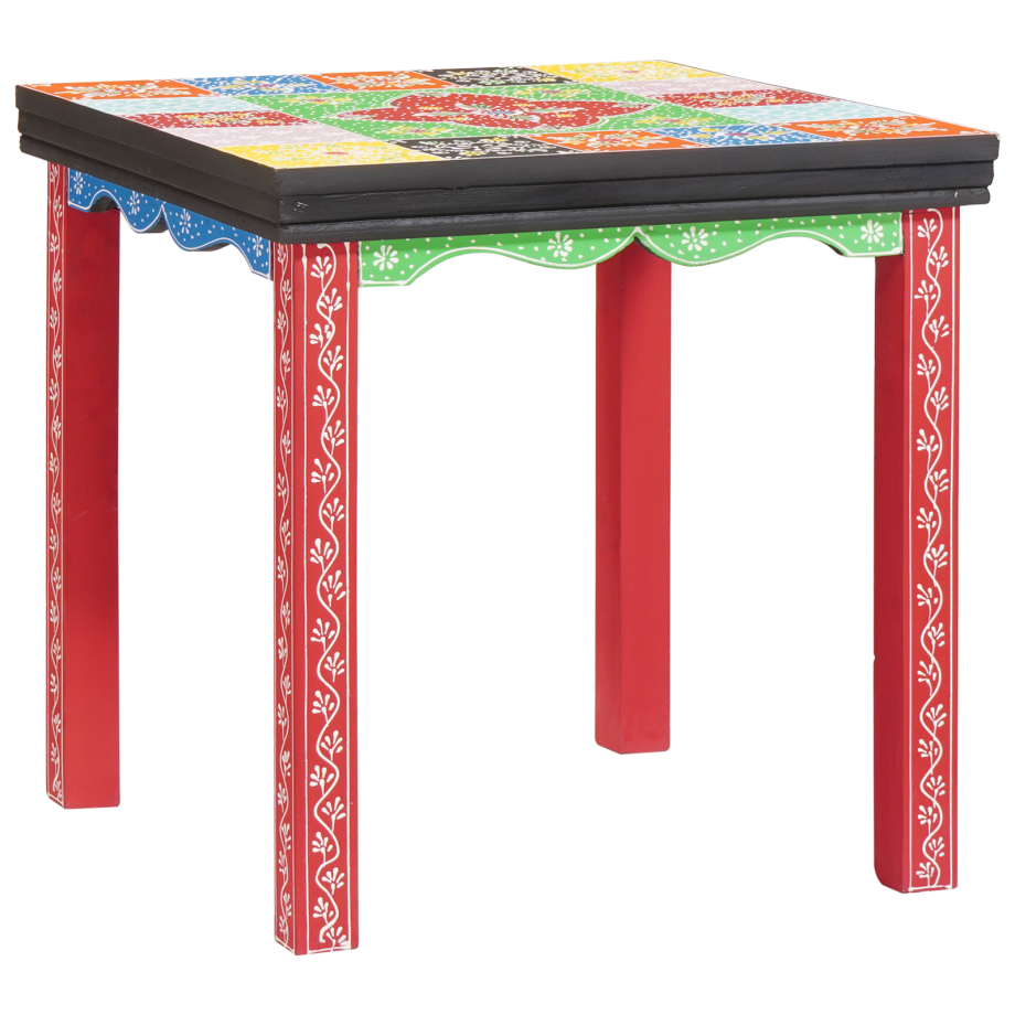 vidaXL Nesting Tafels 3 stuks Massief Mangohout afbeelding 1
