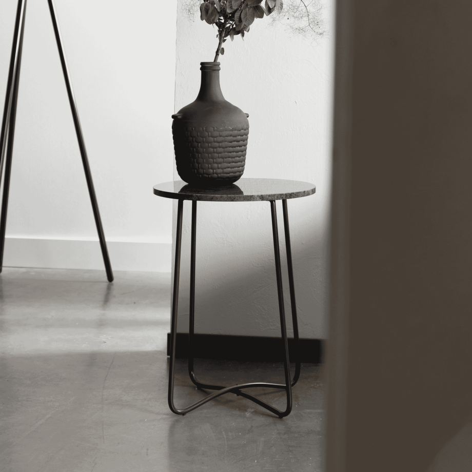 Dutchbone Bijzettafel 'Emerald' Marmer, 41cm afbeelding 1