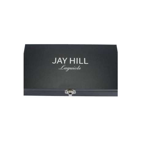 Jay Hill Steakmessen Laguiole - Raw Black - RVS - 6 Stuks afbeelding2 - 1