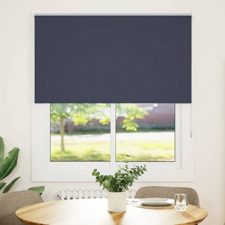 vidaXL Rolgordijn verduisterend 140x175 cm stofbreedte 136,6 cm blauw afbeelding2 - 1