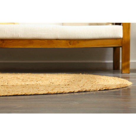 Myflair Möbel & Accessoires Vloerkleed Lola Jute tapijt, omkeerbaar tapijt, handgeweven, 100% natuurlijke vezel, Boho-stijl afbeelding2 - 1