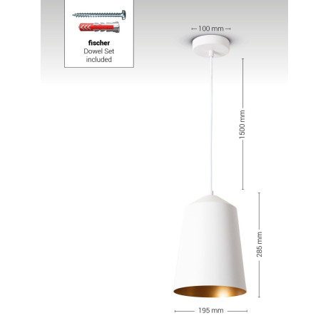 Paco Home Plafondlamp Jackson Woonkamer aluminium poedercoating industrieel ontwerp E27 afbeelding2 - 1