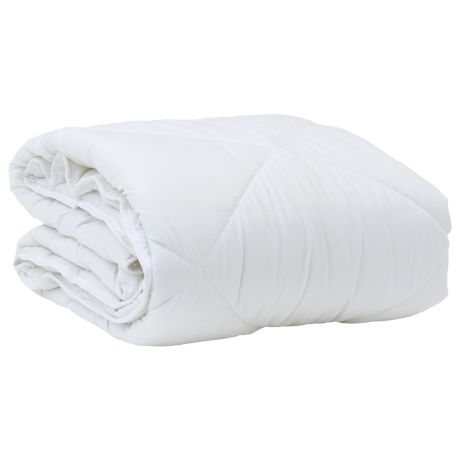 vidaXL Dekbed met Kussen Anders met kussen 2 pcs Wit 135 x 200 cm Microfibre afbeelding2 - 1