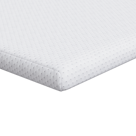 vidaXL Matraspads Anders Wit 200 x 200 cm 100% polyester jacquard stof afbeelding2 - 1