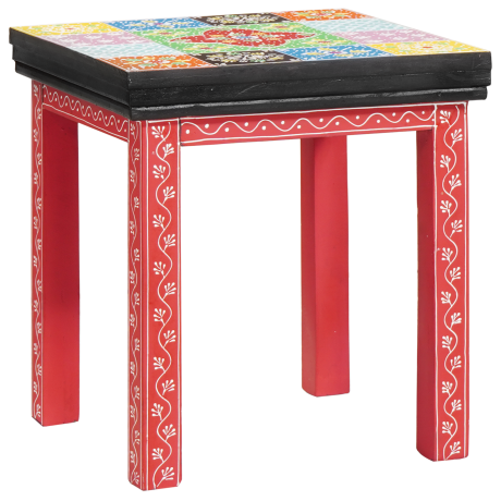 vidaXL Nesting Tafels 3 Stuks Massief Mango Hout afbeelding2 - 1