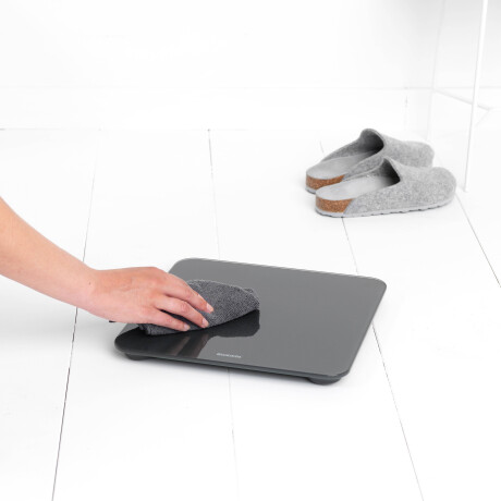 Brabantia ReNew personenweegschaal - op Batterijen - Dark Grey afbeelding3 - 1