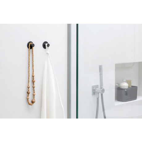 Brabantia ReNew Handdoekhaakjes - 2 stuks - Dark Grey afbeelding3 - 1