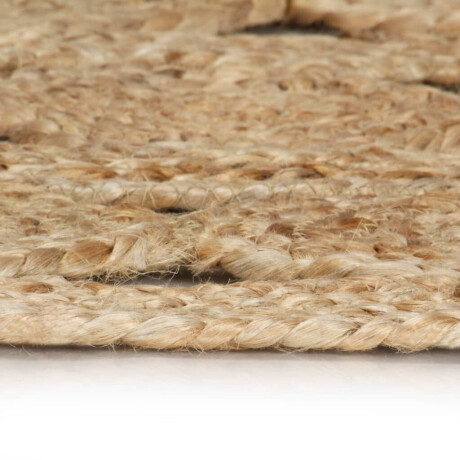 vidaXL Vloerkleed handgemaakt 90 cm gevlochten jute afbeelding3 - 1