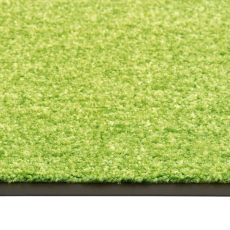 vidaXL Deurmat wasbaar 90x120 cm groen afbeelding3 - 1
