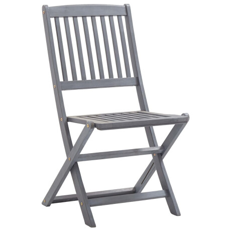vidaXL Tuinstoelen 2 st inklapbaar met kussens massief acaciahout afbeelding3 - 1
