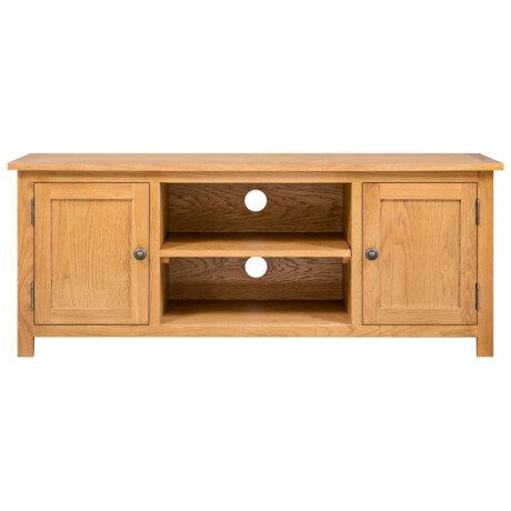 vidaXL Tv-meubel 110x35x44 cm massief eikenhout afbeelding3 - 1