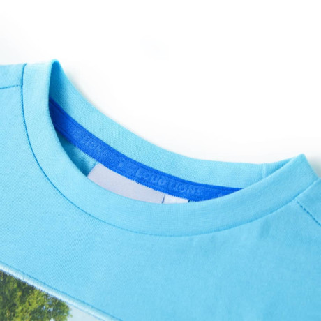 vidaXL Kindershirt 116 zeeblauw afbeelding3 - 1