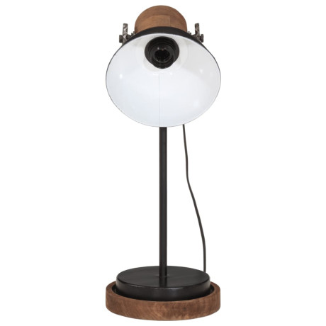 vidaXL Bureaulamp 25 W E27 17x17x50 cm zwart afbeelding3 - 1