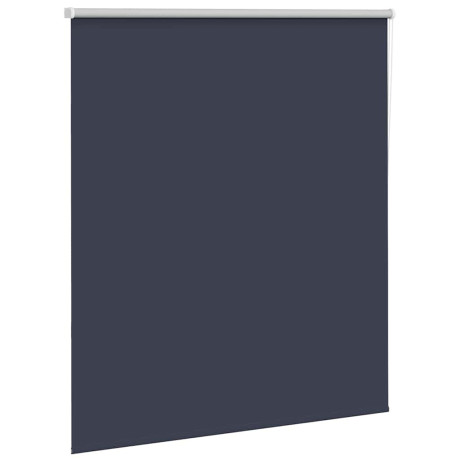 vidaXL Rolgordijn verduisterend 140x175 cm stofbreedte 136,6 cm blauw afbeelding3 - 1
