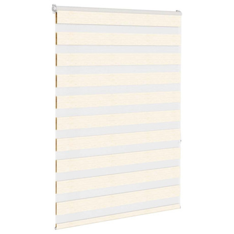 vidaXL Zebra rolgordijn 115x150 cm stofbreedte 110,9 cm marmerbeige afbeelding3 - 1