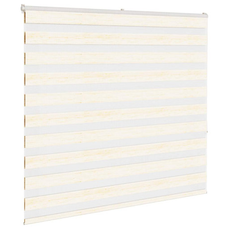 vidaXL Zebra rolgordijn 165x150 cm stofbreedte 160,9cm marmerbeige afbeelding3 - 1