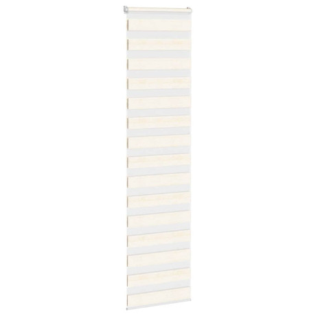 vidaXL Zebra rolgordijn 55x200 cm stofbreedte 50,9 cm marmerbeige afbeelding3 - 1