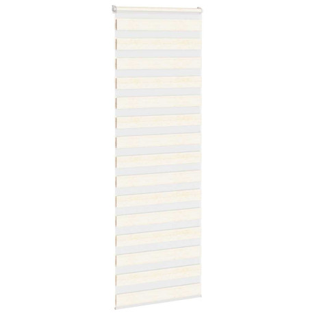 vidaXL Zebra rolgordijn 70x230 cm stofbreedte 65,9 cm marmerbeige afbeelding3 - 1