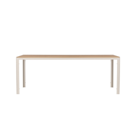 Aaron tuintafel polywood beige - 205 x 90 cm afbeelding3 - 1