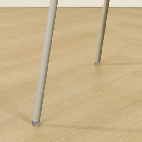 Jasmijn eetkamerstoel beige gemêleerd - grijsbeige onderstel afbeelding3 - 1