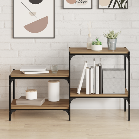 vidaXL Boekenplank Bord 4 pcs Bruin 100 x 40 x 1.5cm Spaanplaat afbeelding3 - 1