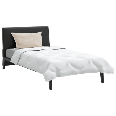 vidaXL Dekbed met kussen 2 pcs Wit 135 x 200 cm Microfibre afbeelding3 - 1