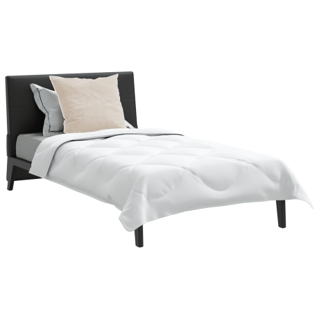 vidaXL Dekbed met kussen Wit 135 x 200 cm Microfibre afbeelding3 - 1
