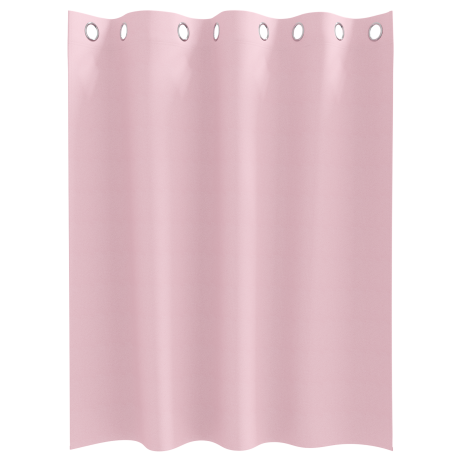 vidaXL Gordijnen met gordijnen 2 pcs Babyroze 140 x 140 cm Polyester afbeelding3 - 1