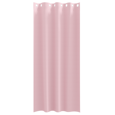 vidaXL Gordijnen met gordijnen 2 pcs Babyroze 245 x 140 cm Polyester afbeelding3 - 1