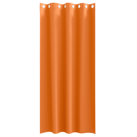 vidaXL Gordijnen met gordijnen 2 pcs Feloranje 260 x 140 cm Polyester afbeelding3 - 1