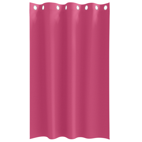 vidaXL Gordijnen met gordijnen 2 pcs Felroze 175 x 140 cm Polyester afbeelding3 - 1