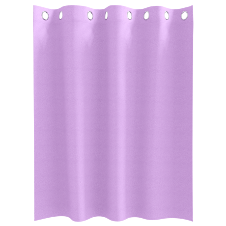 vidaXL Gordijnen met gordijnen 2 pcs Paars 140 x 140 cm Polyester afbeelding3 - 1