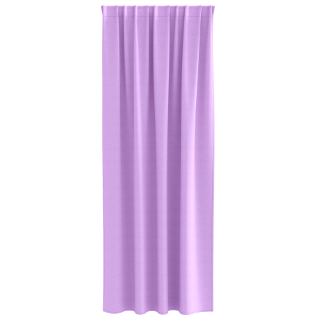 vidaXL Gordijnen met gordijnen 2 pcs Paars 260 x 140 cm Polyester afbeelding3 - 1