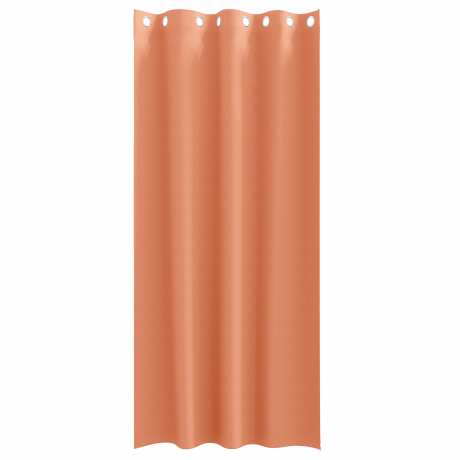 vidaXL Gordijnen met gordijnen 2 pcs Terracotta 225 x 140 cm Polyester afbeelding3 - 1