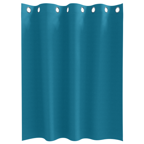 vidaXL Gordijnen met gordijnen 2 pcs Turquoise 140 x 140 cm Polyester afbeelding3 - 1