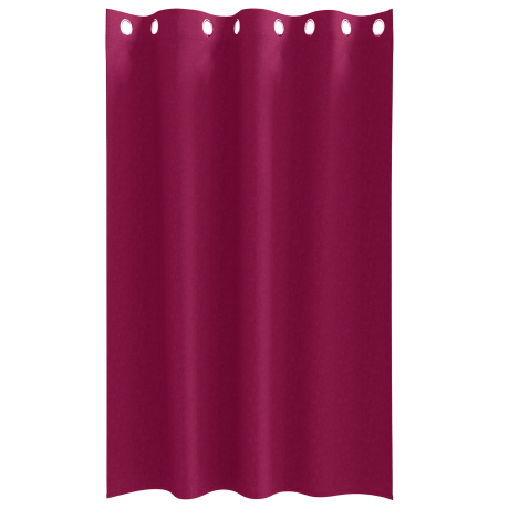 vidaXL Gordijnen met gordijnen 2 pcs Wijnrood 175 x 140 cm Polyester afbeelding3 - 1