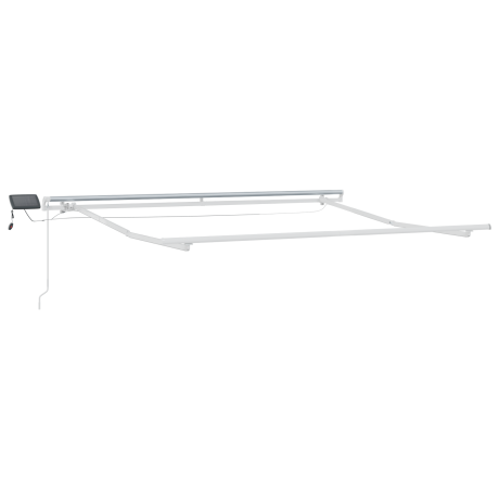 vidaXL Inklapbaar Zonnescherm with Meerkleurig 300 x 250 cm Stof afbeelding3 - 1